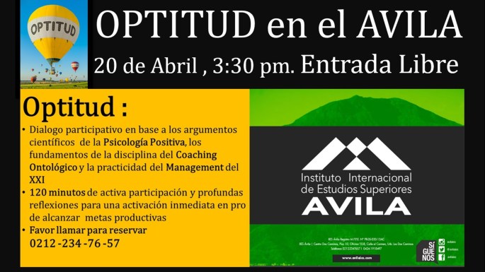 optitud en el avila abril 2016