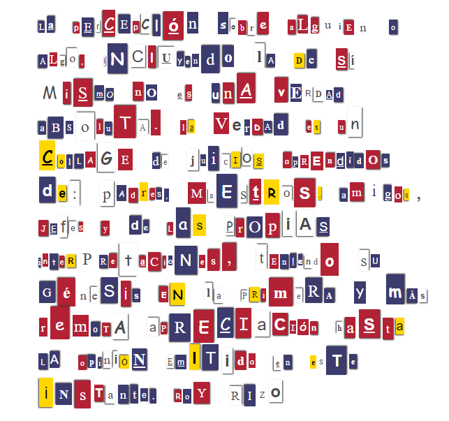 percepciones o verdades absolutas