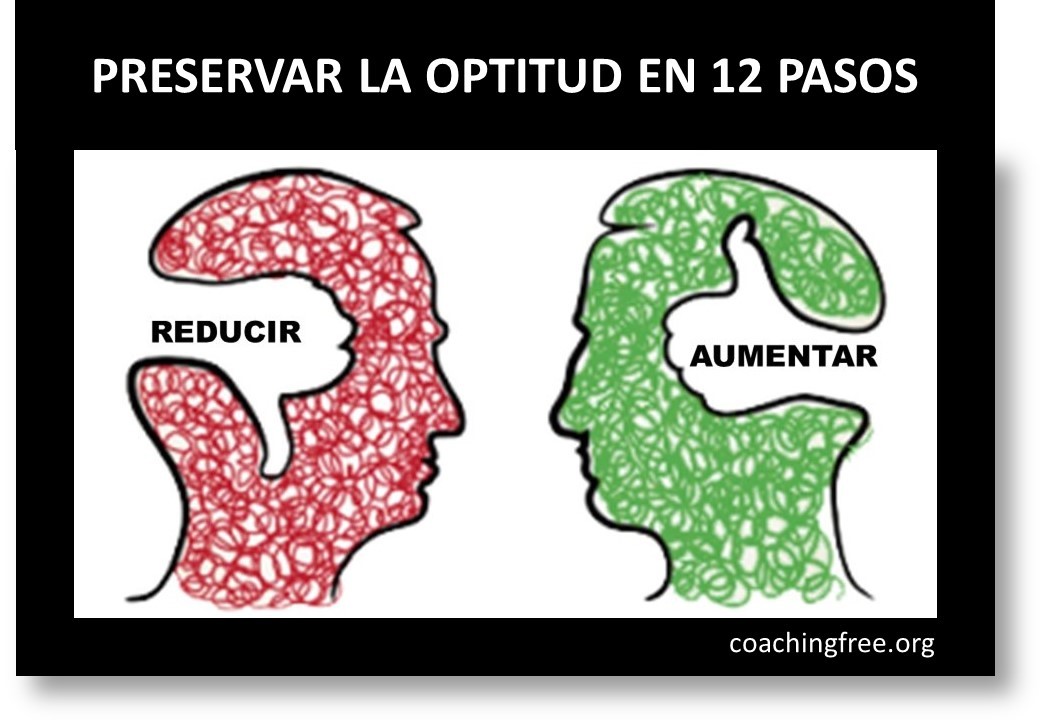 perservar la optitud en 12 pasos